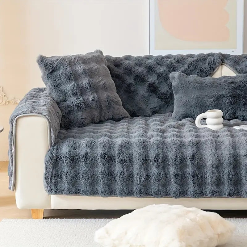 Cozy Plush Non-slip Sofa Cover