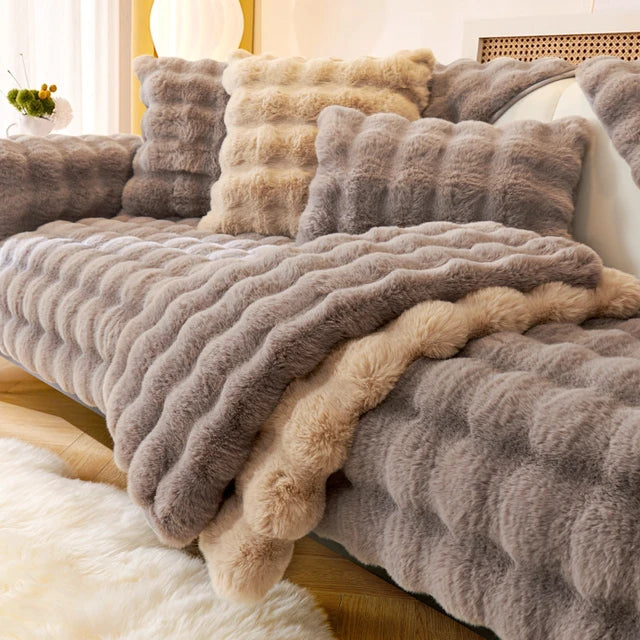 Cozy Plush Non-slip Sofa Cover